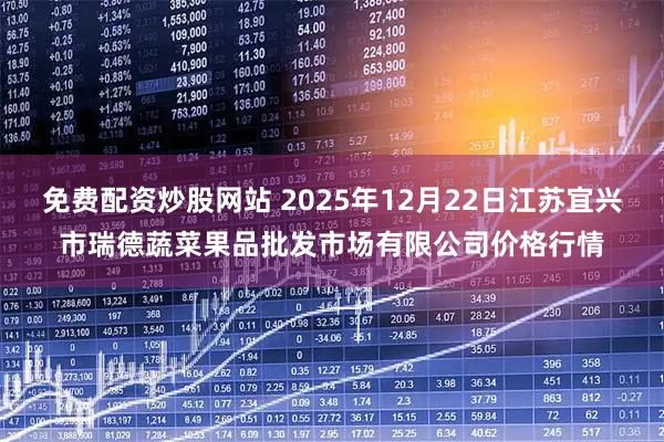免费配资炒股网站 2025年12月22日江苏宜兴市瑞德蔬菜果品批发市场有限公司价格行情